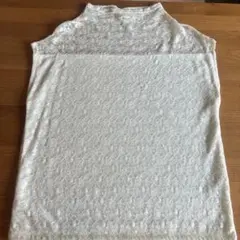 GU アイボリー レースタンクトップ