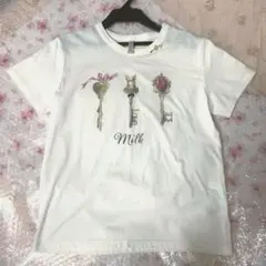 MILK　RABBIT KEY Tシャツ　ラビリンス KEY TEE うさぎ