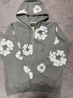 denim tears デニムティアーズ ジップ パーカー グレー S