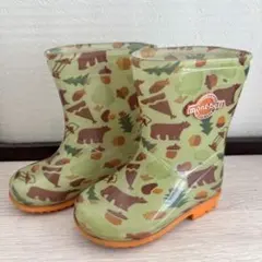 mont-bell 子供用長靴 13cm クマ模様　キッズのサムネイル