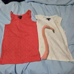GapKids タンクトップ 2枚セット XL