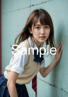 イラストポスター　グラビア　写真　A4サイズ　 J-D-82