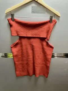 LIP SERVICE 橙 ニット