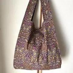 handmade エコバッグＬ　ウィリアムモリス