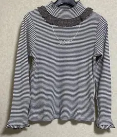 メゾピアノ ジュニア  ハイネック  長袖Ｔシャツ