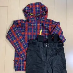 IGNIO スキーウェア 女性用 赤・青 チェック柄