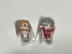 ハイキュー‼︎ でふぉフィグ！　音駒高校　キーホルダー　夜久衛輔　灰羽リエーフ