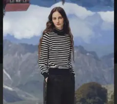 GU × UNDERCOVER フリルネックセーター ニット ハイネック