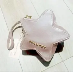 メゾンドフルール♡新品 ピンク ロゴ スター 星型 ポーチ バッグ