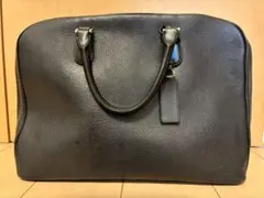 レザー ビジネスバッグ 濃紺　HERGOPOCH製のサムネイル