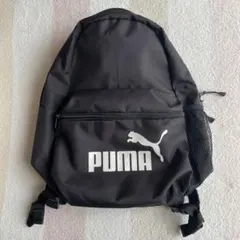 PUMA キッズ リュック ブラック　保育園 幼稚園のサムネイル