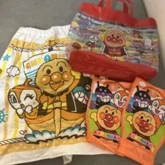 アンパンマン　プールバック　プール用タオル　腕浮き輪　まとめ売り