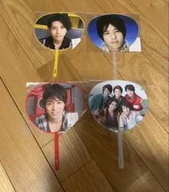 嵐　ミニうちわ　4点