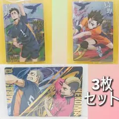 劇場版ハイキュー!! ゴミ捨て場の決戦 ウエハース 3枚セット【カードのみ】