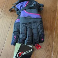 TYROLIA スキーグローブ M 黒/紫