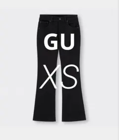 GU ミドルライズフレアジーンズ　344642 XS