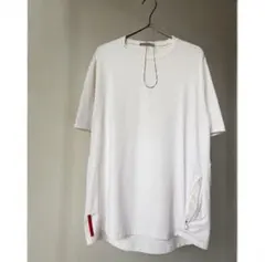 "珍品xxl" 90s〜 prada "ポケット付き" ストレッチ 白 tシャツのサムネイル