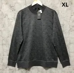 【LANVIN COLLECTION】モックネックニット　杢グレー 52(XL)のサムネイル