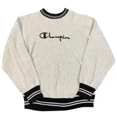 champion R/W script logo ribline sweat