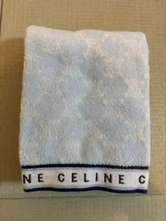 CELINE フェイスタオル マカダム柄 ライトブルーのサムネイル