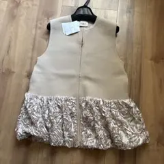 新品　ユナイテッドアローズ 定価¥2万9920円　ベスト　フラワー　ジレ