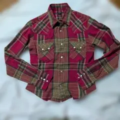 RALPH LAUREN SPORT チェック柄 ウエスタンシャツ 長袖 9のサムネイル