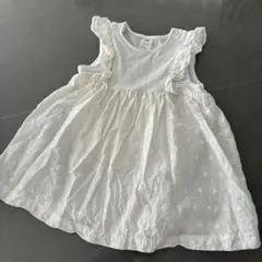 H&M オーガニックコットン ノースリーブワンピース