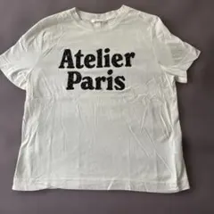 新品★H&M Atelier Paris ロゴTシャツ ホワイトのサムネイル