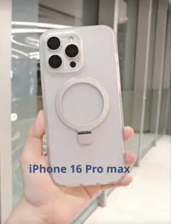 iPhone 16 Pro max ケース マット スマホケース ホワイト