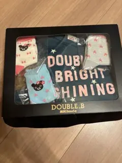 25日迄値下 新品 ミキハウス DOUBLE.B Tシャツ 靴下3足　セット