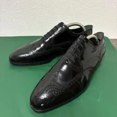 アルティオリ ARTIOLI 27cm 81/2レザー スエード 革靴 ブラック