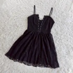 【希少】punk rave（パンク レイブ）レースキャミワンピース ゴスロリ