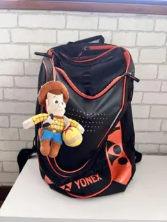 YONEX ラケットバッグ 黒/オレンジ