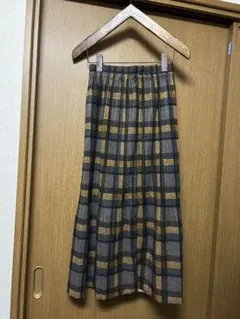 チェック柄ロングスカートのサムネイル