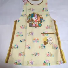 スヌーピーの黄色い保育士エプロンno110！