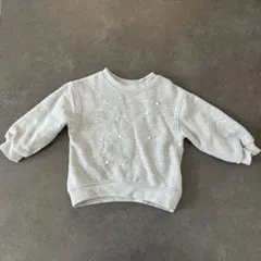 petit main グレー トレーナー 90