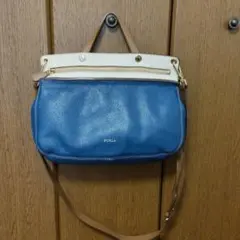 極美品☆フルラショルダーバッグ シボ革
