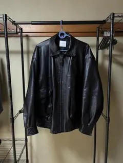 【美品】FREAK'S STORE フェイクレザー ブルゾン L