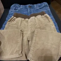 110cm デニムパンツ ウエストゴム