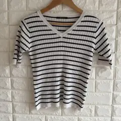 INGNI ボーダー　ニット　トップス　Mサイズ