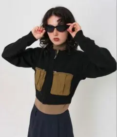 TINA：JOJUN ミリタリーカーディガン