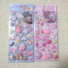 クーリア公式・正規品【即日発送・新品】おしりシール2種セット　うさぎくまなど