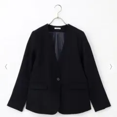 ネイビー シングルボタン セットアップ