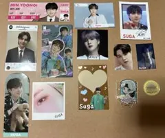 BTS　SUGA　カードセット、アクスタ