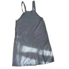 【リメイク用に】ライトブルー サロペット コットン