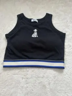 FOREVER 21 ダルメシアン刺繍 キャミソールのサムネイル