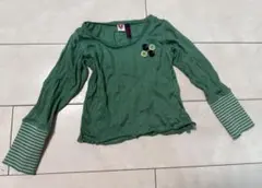 ナチュラルブー　ブーフーウー　90 ボタン　長袖Tシャツ