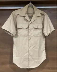 80s 米軍 サービスシャツ ARMY TAN445 ミリタリー ビンテージ