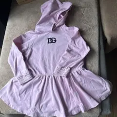 DOLCE & GABBANA フード付きワンピース パーカー120cm