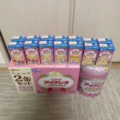 新品未開封⭐︎アイクレオバランスミルク800g×3缶&液体ミルク125ml×14本